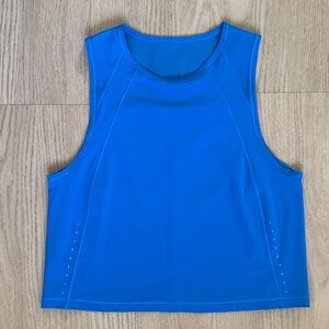 Women's Blue Sleeveless Top
